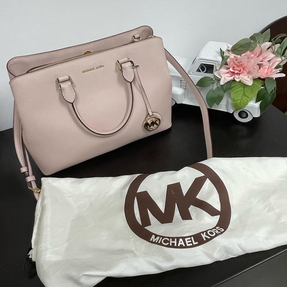 Michael Kors soft pink satchel
